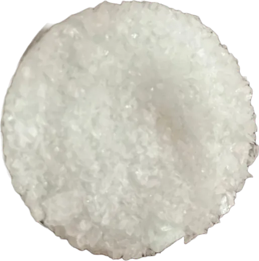 Silver nitrate crystals